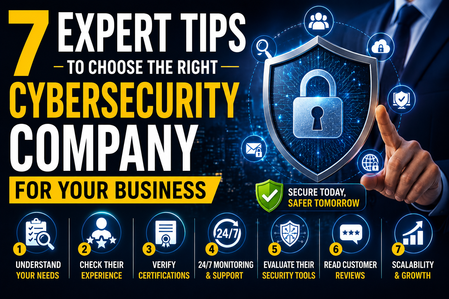 7 Expert Tips to Choose the Right Cybersecurity Company for Your Business
