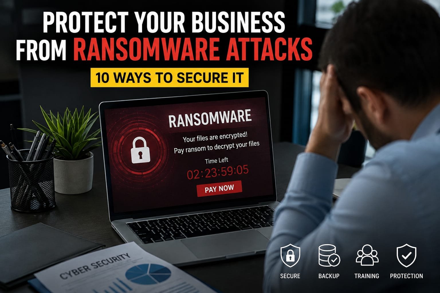 Protect Your Business from Ransomware Attacks: 10 Ways